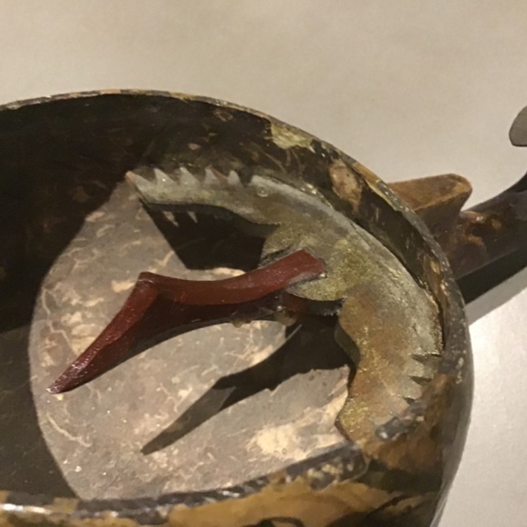 Thai Decorative Coconut Shell Ladle - Picture 4 of 5